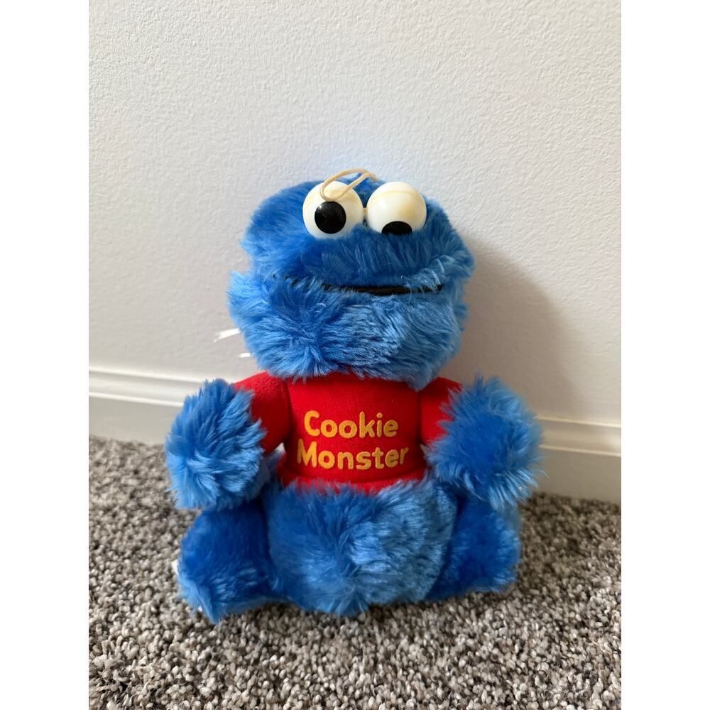 Vintage 1983 playskool cookie monster plush toy